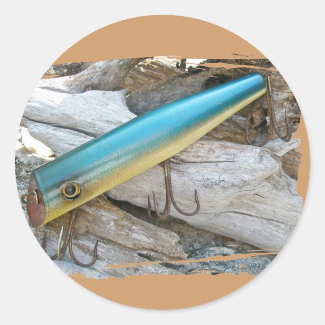 Pegatina Redonda Elementos de señuelo de cosecha especial de la isl (Anverso)