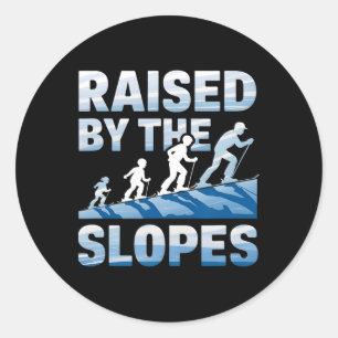 Pegatina Redonda Elevado