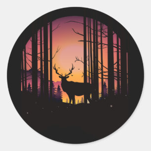 Pegatina Redonda Elks Journey