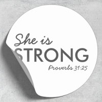 Ella es fuerte | Proverbios 31:25 Fe cristiana