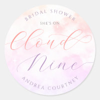 Ella está en la nube Nueve duchas de novias Pastel