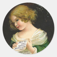 Ellen H. Clapsaddle - Navidades Chica con carta