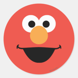 Pegatina Redonda Elmo Face Art