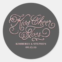 Embalaje de Petales Bodas de Kiss Cheer Toss