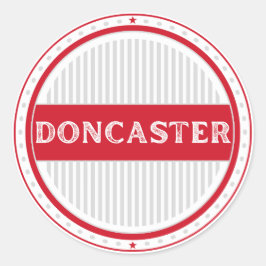 Pegatina Redonda Emblema de Orgullo Ciudadano de Doncaster – Identi