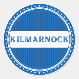 Pegatina Redonda Emblema del Orgullo Ciudadano de Kilmarnock – Iden
