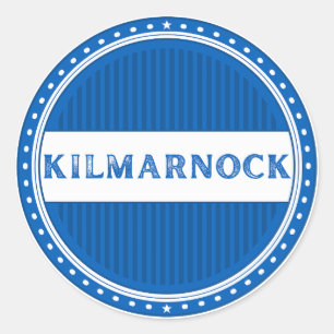 Pegatina Redonda Emblema del Orgullo Ciudadano de Kilmarnock – Iden