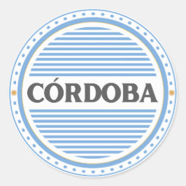 Pegatina Redonda Emblema del Orgullo de la Ciudad de Córdoba – Iden