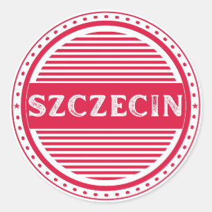 Pegatina Redonda Emblema del Orgullo de la Ciudad de Szczecin – Ide