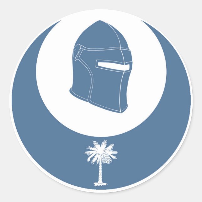 Pegatina Redonda Emblema PK (lg) (Anverso)