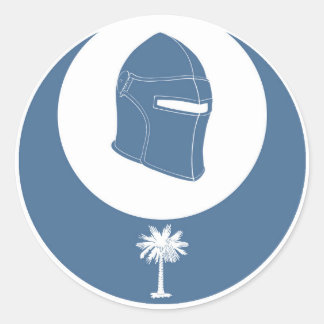 Pegatina Redonda Emblema PK (lg)