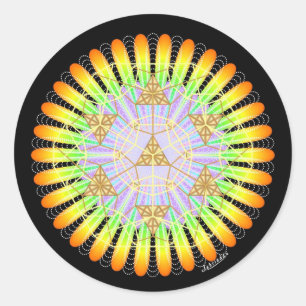 Pegatina Redonda Emergencia