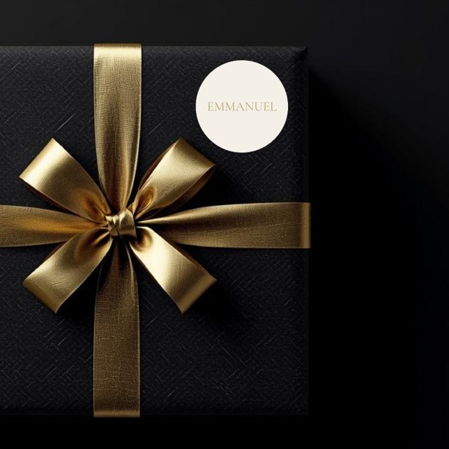 Pegatina Redonda EMMANUEL Cream Christmas Sticker #2 (Subido por el creador)