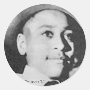 Pegatina Redonda Emmett Till