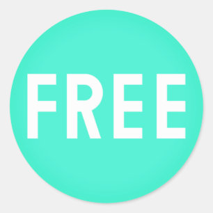 Pegatina Redonda Emoji LIBRE simple