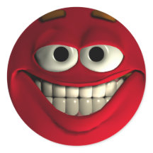 Emoticono Rojo