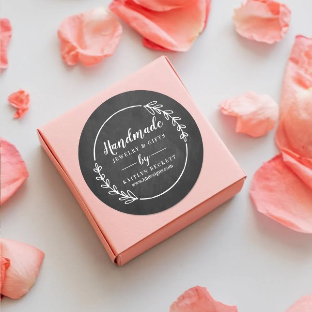 Pegatina Redonda Empaquetado de suministros para pequeñas empresas  (Subido por el creador)