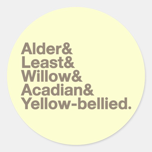 Pegatina Redonda ¡Empids! (Anverso)