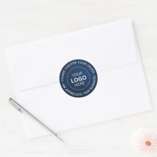 Pegatina Redonda Empresa de logotipos comerciales personalizados ag