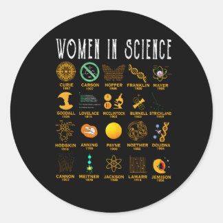 Pegatina Redonda En ciencia