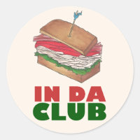 En Da Club Turkey Club Sandwich Diner Comida