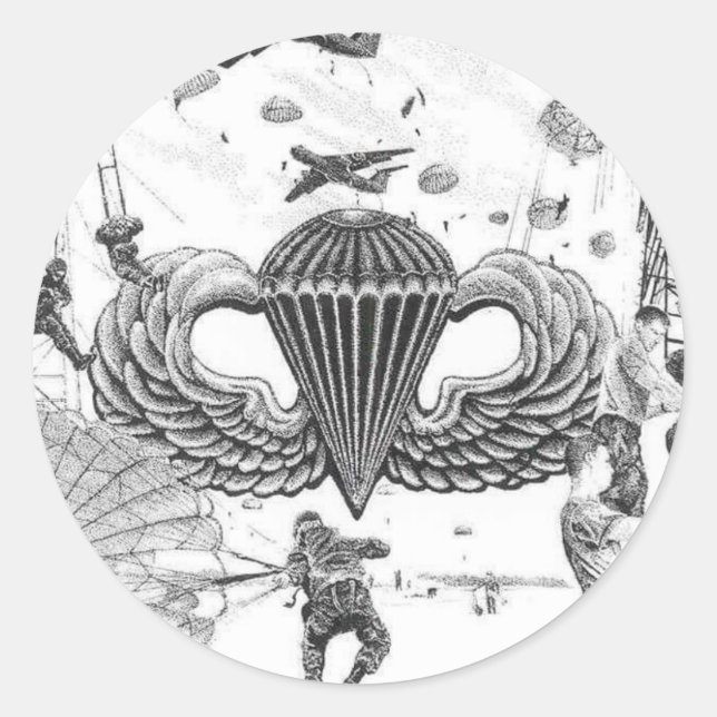 Pegatina Redonda ¡En El Aeropuerto! (Anverso)