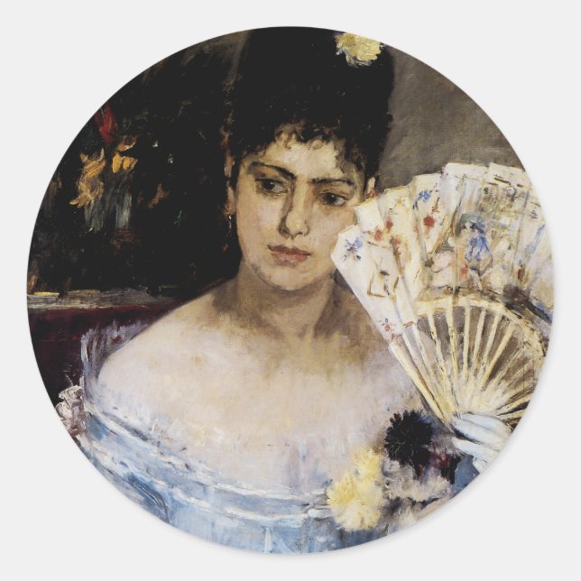 Pegatina Redonda En la bola (Anverso)