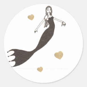 Pegatina Redonda En la época de la magia