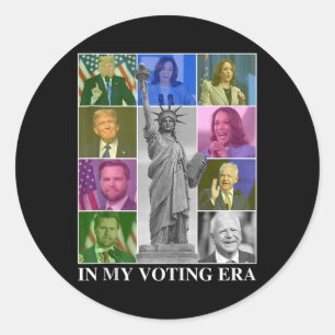 Pegatina Redonda En la era de mis votos