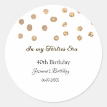 En mis años cuarenta los puntos dorados felices de