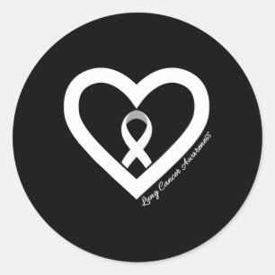 Pegatina Redonda En Noviembre Usamos Conciencia Sobre El Cáncer De