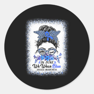 Pegatina Redonda En Septiembre Usamos El Desorden De Concienciación