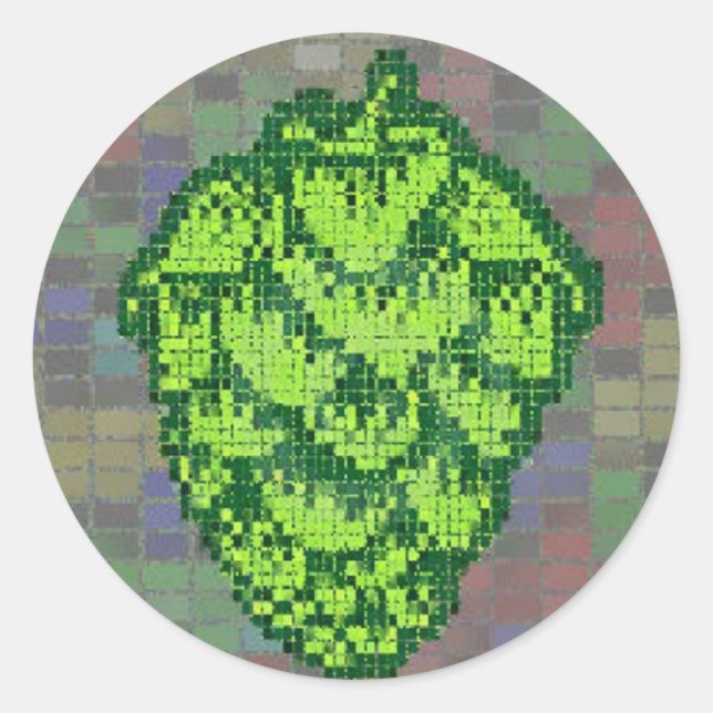 Pegatina Redonda En su mayoría Pegatinas sin daño mayoritario de lo (Anverso)