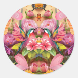 Pegatina Redonda encantador