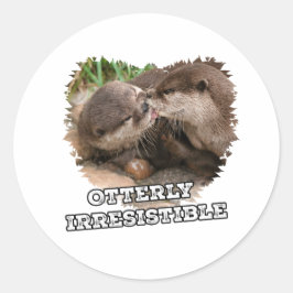 Pegatina Redonda Encanto totalmente irresistible