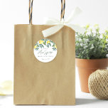 Pegatina Redonda Encontró Su Principal Ducha De Brigada Con Limón.<br><div class="desc">¡Encontró su principal Squeeze! Celebre la ducha del Bridal con este pegatina redondo personalizado con ilustraciones de limón color agua. Perfecto para las duchas de novias. Edita el nombre de la novia y la fecha de la ducha y ya estás listo.</div>