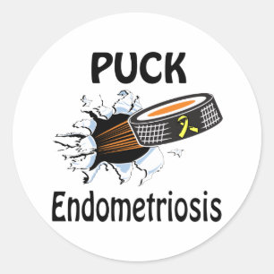 Pegatina Redonda Endometriosis