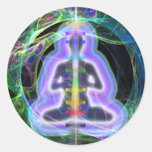 Pegatina Redonda Energía