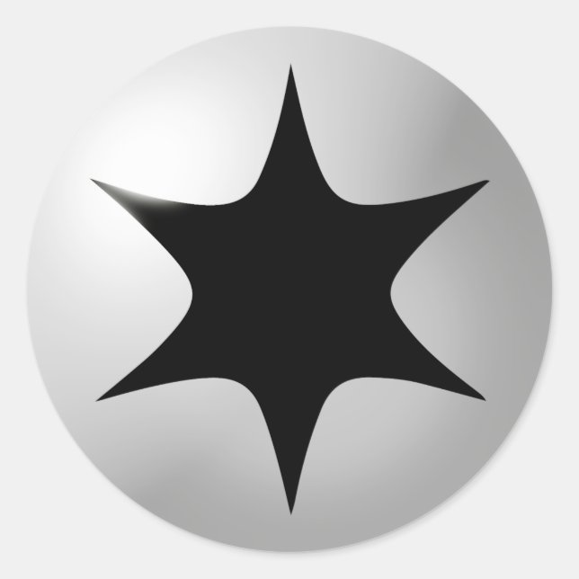 Pegatina Redonda Energía incolora (Anverso)