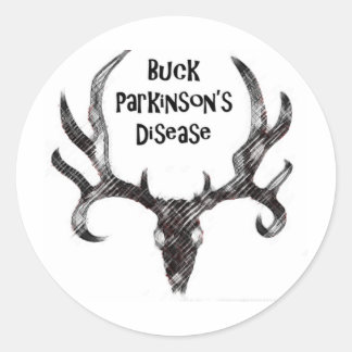 Pegatina Redonda Enfermedad de Parkinson Buck