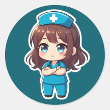 Enfermera Chibi Original - Calma Profesional