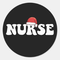 Enfermería de enfermeras Navidades de Santa Hat