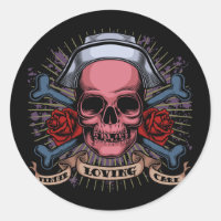 Enfermero de enfermería de TLC Skull