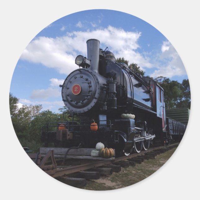 Pegatina Redonda Engine Number 2 (Anverso)