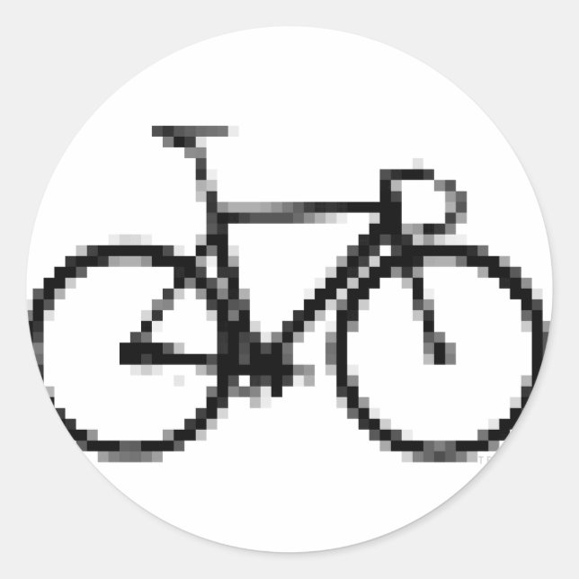 Pegatina Redonda Engranaje de pivote (Anverso)