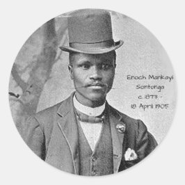 Pegatina Redonda Enoch Mankayi Sontonga