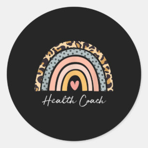 Pegatina Redonda Enseñanza de salud Enseñanza de Salud Mental Sensi