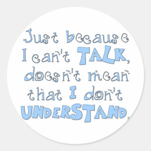 Pegatina Redonda Entienda