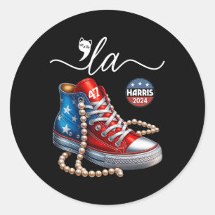 Pegatina Redonda Entiendo La Ignment Comma La Cute Shoes 2024