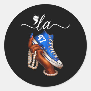 Pegatina Redonda Entiendo La Ignment Comma La Cute Shoes 2024